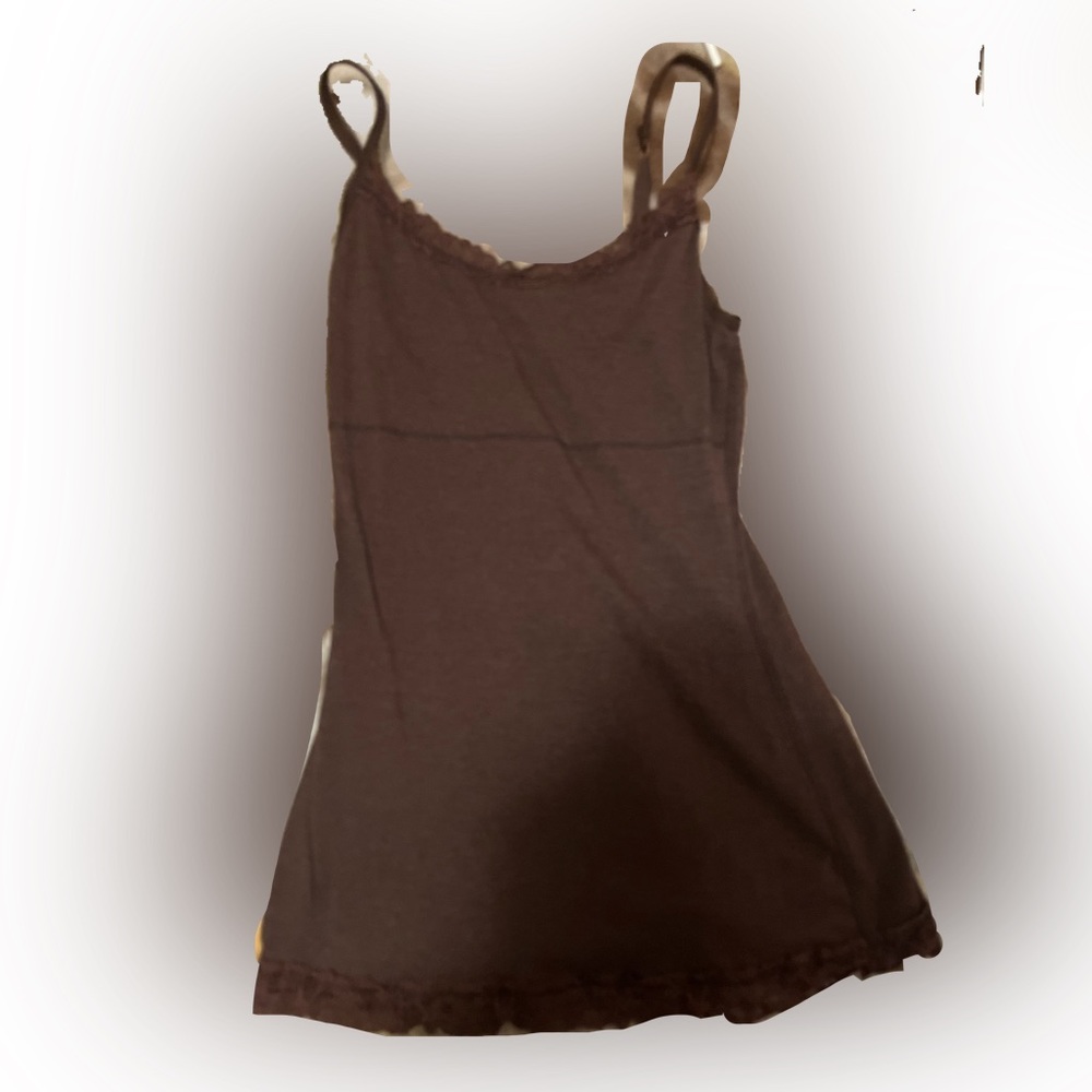 Brown tank top